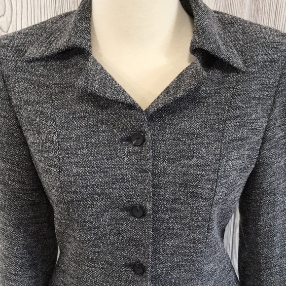 Baldanza Gray Tailored Blazer Size 8 - Picture 3 of 9